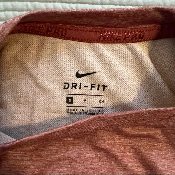 Nike Dri-FIT Heathered rust Orange and Purple  long sleeve - Picture 5 of 6